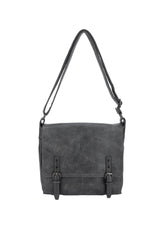 Crossbody taske med bæltelukning 30x10x28